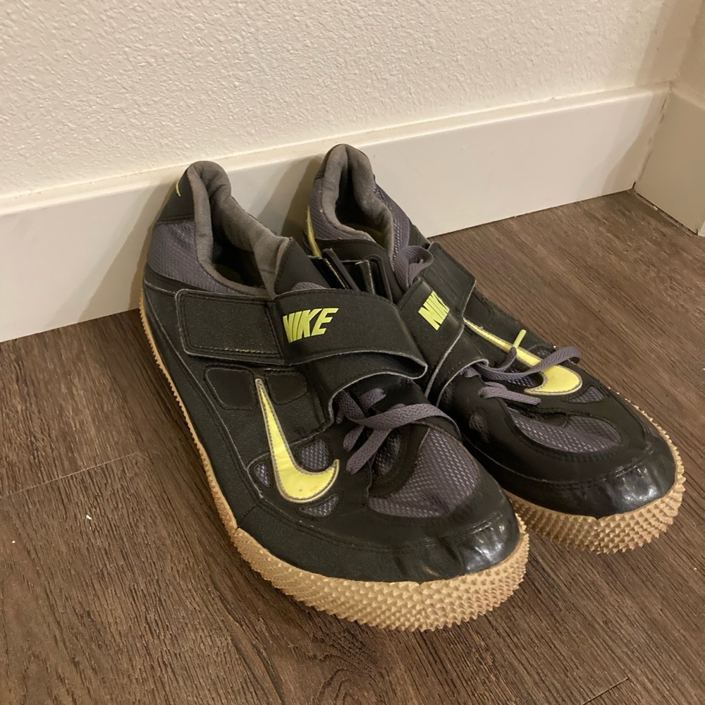 High jump track spikes. Good condition, lots of life left in them. $25